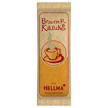 Artikelbild 3 für HELLMA Brauner Kandis Zuckersticks, 80x 6,0 g, Artikelnummer 106019
