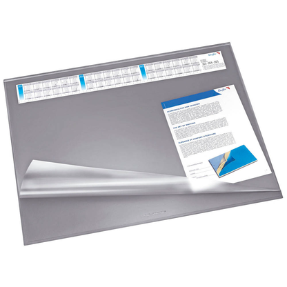 Artikelbild für Läufer Schreibtischunterlage SYNTHOS grau Kunststoff 65,0 x 52,0 cm, 1 St., Artikelnummer 652166