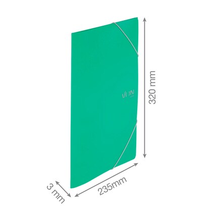 Artikelbild 4 für VON LEITZ Sammelmappe DIN A4 grün, 1 St., Artikelnummer 634947