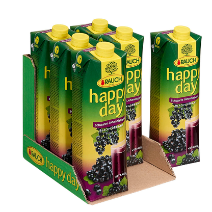 Artikelbild 7 für happy day Fruchtnektar Schwarze Johannisbeere 6x 1,0 l, Artikelnummer 533139