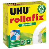Artikelbild 1 für UHU rollafix INVISIBLE Klebefilm matt 19,0 mm x 33,0 m 1 Rolle, Artikelnummer 743767