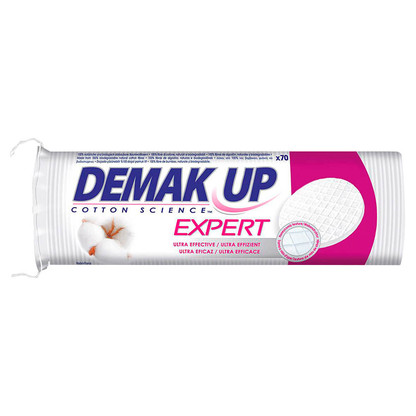 Artikelbild für DEMAK UP Wattepads EXPERT 2-lagig weiß, 70 St., Artikelnummer 404234