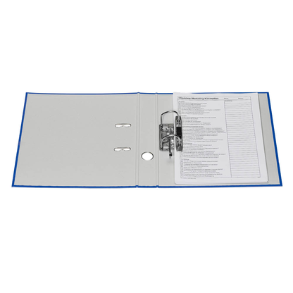 Artikelbild 6 für DONAU Klassik Ordner blau Karton 5,0 cm DIN A4, 1 St., Artikelnummer 183855