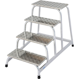 Artikelbild 1 für KRAUSE Montagetritt STABILO silber 4 Stufen, H: 81,0 cm, Artikelnummer 567622