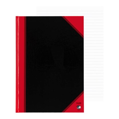 Artikelbild 2 für Bantex Notizbuch Chinakladde DIN A4 liniert, schwarz/rot Hardcover 192 Seiten, 1 St., Artikelnummer 429391