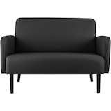 Artikelbild 1 für meet powered by PAPERFLOW 2-Sitzer Sofa LISBOA schwarz Kunstleder 124,0 x 81,5 x 83,0 cm, 1 St., Artikelnummer 851347