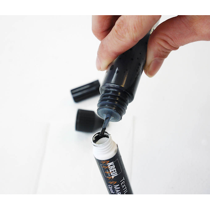 Artikelbild 2 für KREUL Black & White Stoffmalfarbe farbsortiert, 4 St., Artikelnummer 115299