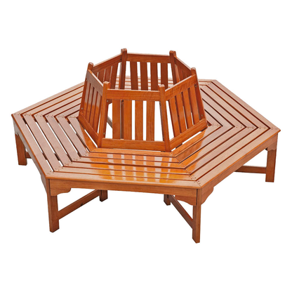 Artikelbild für Garden Pleasure Baumbank ONTARIO 960354E natur Holz 155,0 cm, Artikelnummer 310203