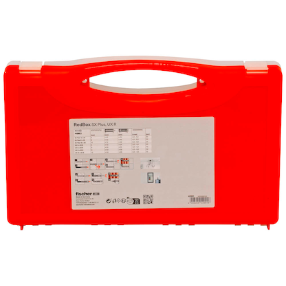 Artikelbild 5 für fischer RED-BOX - SX Plus, UX 2K 40991 Universaldübel-Sortiment, 290-teilig, Artikelnummer 479616