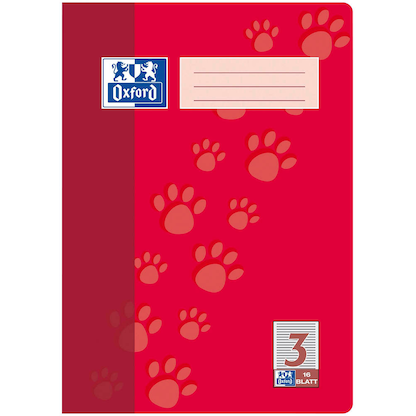 Artikelbild 2 für OXFORD Schulheft Lineatur 3 liniert DIN A4 ohne Rand, 16 Blatt, 1 St., Artikelnummer 625178