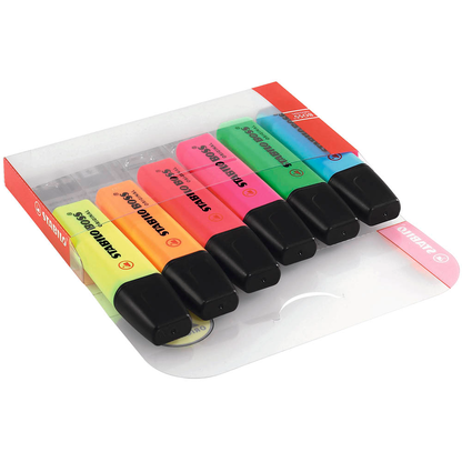 Artikelbild für STABILO BOSS ORIGINAL Textmarker farbsortiert, 6 St., Artikelnummer 244632