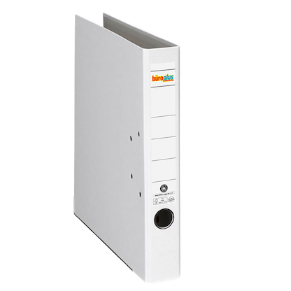 Artikelbild 2 für büroplus Ordner weiß Karton 5,0 cm DIN A4, 1 St., Artikelnummer 154567