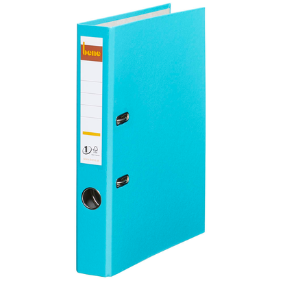Artikelbild für bene No.1 Power Ordner türkis Kunststoff 5,2 cm DIN A4, 1 St., Artikelnummer 185223
