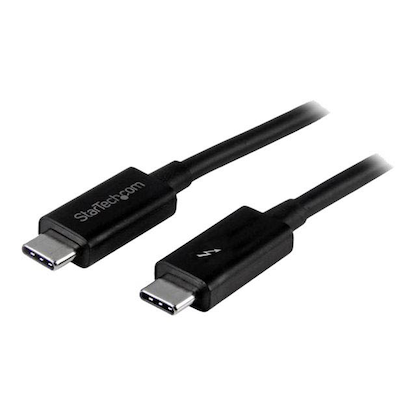 Artikelbild für StarTech.com USB C Kabel TBLT3MM2M 2,0 m schwarz, 1 St., Artikelnummer 964611