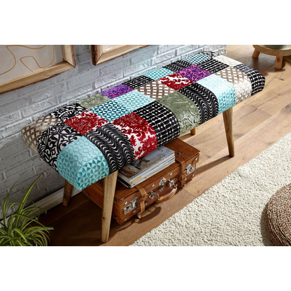 Artikelbild 4 für WOHNLING Sitzbank WL6.477 bunt Stoff 117,0 cm, Artikelnummer 909017