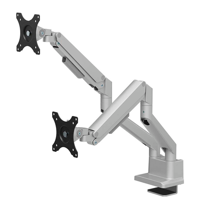 Artikelbild 2 für Neomounts Monitor-Halterung DS70-250SL2 silber für 2 Monitore, Tischklemme, Tischbohrung, Artikelnummer 369559