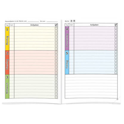 Artikelbild 3 für ROTH Hausaufgabenheft Kompass 3. Klasse liniert DIN A5 ohne Rand, 48 Blatt, 1 St., Artikelnummer 580708