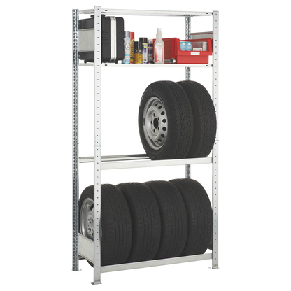 Artikelbild für SCHULTE Reifenregal 20741-4 silber 100,0 x 40,0 x 200,0 cm, Artikelnummer 873109