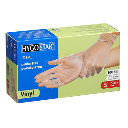 Artikelbild für HYGOSTAR unisex Einmalhandschuhe IDEAL transparent Größe S, 100 St., Artikelnummer 597773