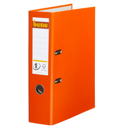 Artikelbild für bene No.1 Power Ordner orange Kunststoff 8,0 cm DIN A4, 1 St., Artikelnummer 426213