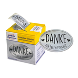 Artikelbild 1 für AVERY Zweckform Aufkleber 3844 Danke für Ihren Einkauf 58,0 x 38,0 mm, 200 Etiketten, Artikelnummer 102394