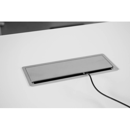 Artikelbild 4 für HAMMERBACHER Kabeldurchführung 30,0 cm silber, Artikelnummer 689808