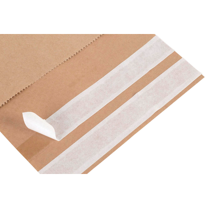 Artikelbild 5 für flexiPAK Faltentaschen classic Doppelfixverschluss ca. DIN D4 ohne Fenster braun mit 5,0 cm Falte, 300 St., Artikelnummer 260016