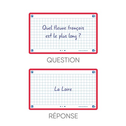 Artikelbild 5 für OXFORD Karteikarten FLASH 2.0 DIN A7 weiß, rot kariert, 80 St., Artikelnummer 371459