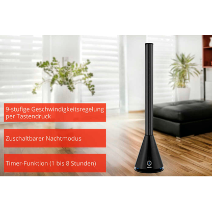 Artikelbild 9 für UNOLD Black Tower 86865 Turmventilator 26 W, Artikelnummer 785289