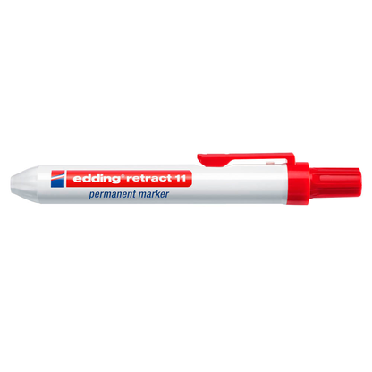 Artikelbild 2 für edding retract 11 Permanentmarker rot 1,5 - 3,0 mm, 1 St., Artikelnummer 476109