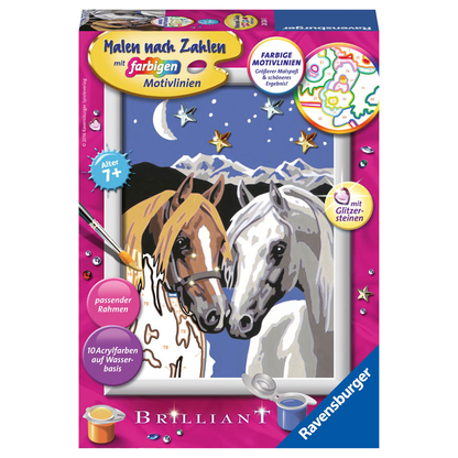 Artikelbild für Ravensburger Malen-nach-Zahlen Pferdeliebe mehrfarbig, Artikelnummer 475683