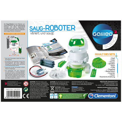 Artikelbild 7 für Clementoni Experimentierkasten Saug-Roboter mehrfarbig, Artikelnummer 561249