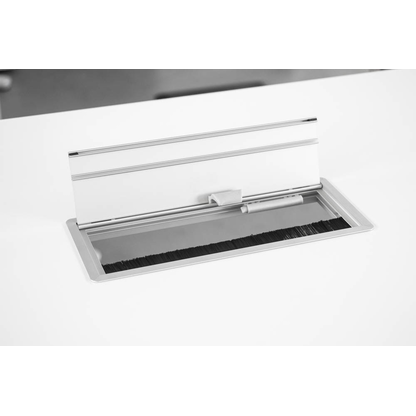 Artikelbild 5 für HAMMERBACHER Kabeldurchführung 30,0 cm silber, Artikelnummer 689808