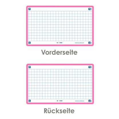 Artikelbild 6 für OXFORD Karteikarten FLASH 2.0 DIN A7 weiß, fuchsia kariert, 80 St., Artikelnummer 371269