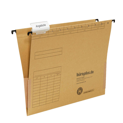 Artikelbild für büroplus Hängetaschen braun, 25 St., Artikelnummer 148593
