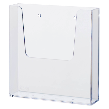 Artikelbild für helit Wandprospekthalter transparent DIN A5 16,2 x 3,9 x 16,5 cm, 1 St., Artikelnummer 325112