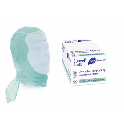 Artikelbild für Meditrade® Herren Baretthauben Suavel® APOLLO grün Einheitsgröße 50 St., Artikelnummer 242208