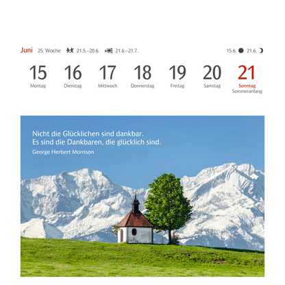 Artikelbild 7 für Harenberg Postkartenkalender Momente des Glücks 2026, 1 St., Artikelnummer 551277