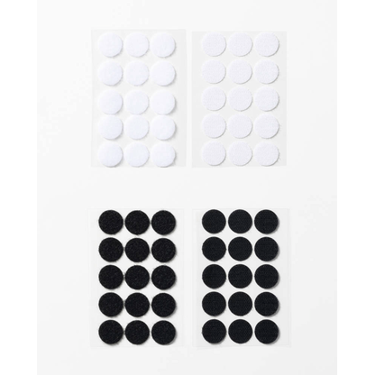 Artikelbild 3 für folia Klettpunkte schwarz, weiß, 30 St., Artikelnummer 690358