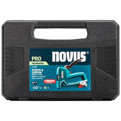 Artikelbild 8 für novus Handtacker J-50 Kofferset türkis, 1 Set, Artikelnummer 712439