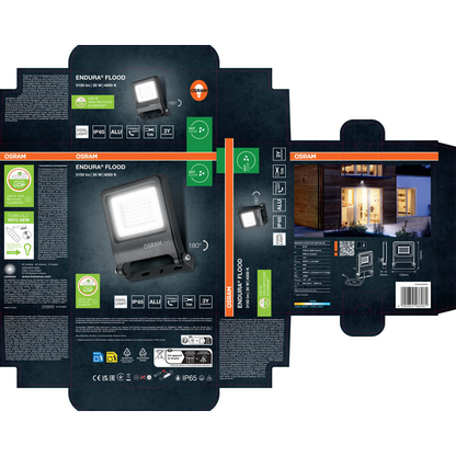 Artikelbild 4 für OSRAM ENDURA® Flood Cool White PCR LED Außenleuchte dunkelgrau 30 W, Artikelnummer 710059
