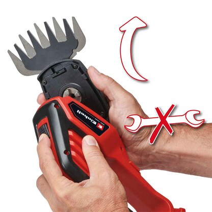 Artikelbild 5 für Einhell GE-CG 18/100 Li T Akku-Strauch- und Grasschere 18,0 V, mit 1 Akku, Artikelnummer 728349