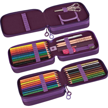 Artikelbild 5 für BRUNNEN Federmäppchen befüllt s'maepp Sweet Colour Code lila 34-teilig, 20,0 x 7,5 cm, Artikelnummer 778157