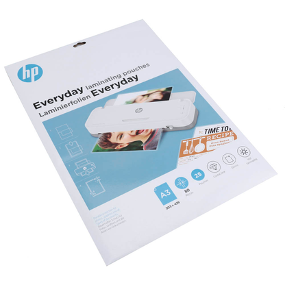 Artikelbild für HP Everyday Laminierfolien glänzend für A3 80 micron, 25 St., Artikelnummer 425441