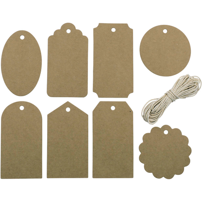 Artikelbild für artoz Geschenkanhänger braun Hangtag Set Recycling, 16 St., Artikelnummer 645842