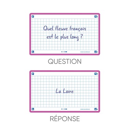 Artikelbild 6 für OXFORD Karteikarten FLASH 2.0 DIN A7 weiß, lila kariert, 80 St., Artikelnummer 371288