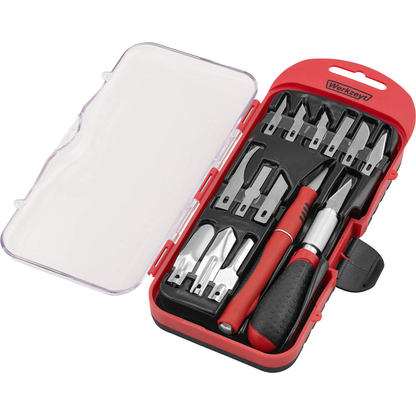 Artikelbild 2 für Werkzeyt Bastelmesser-Set rot, 1 St., Artikelnummer 407367