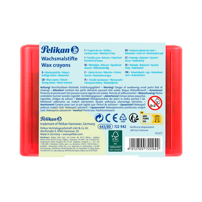 Artikelbild 3 für Pelikan 665/8 Wachsmalstifte farbsortiert, 8 St., Artikelnummer 801926