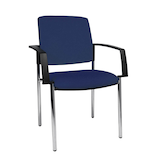 Artikelbild 1 für Topstar Besucherstühle BtoB 10 BB190A G26 blau Stoff, 2 St., Artikelnummer 374447