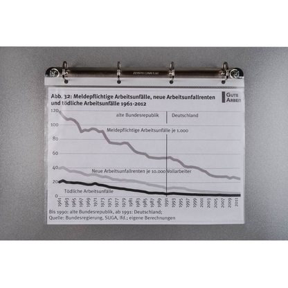 Artikelbild 4 für EICHNER Ringbuchmechanik DIN A4 silber magnetisch, 1 St., Artikelnummer 277733